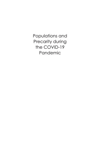 Populations and Precarity during the COVID-19 Pandemic: Southeast Asian Perspectives