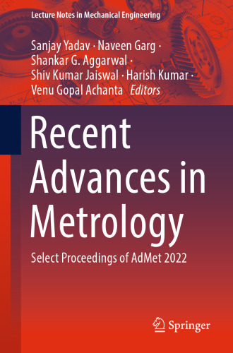 Recent Advances in Metrology: Select Proceedings of AdMet 2022