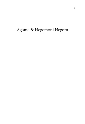 Agama & Hegemoni Negara
