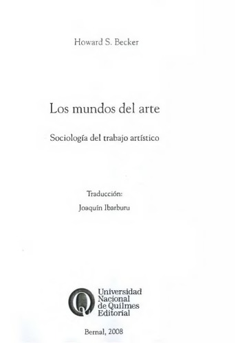 Los Mudos del arte : sociolgía del trabajo artístico