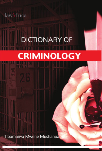 Dictionary of Criminology