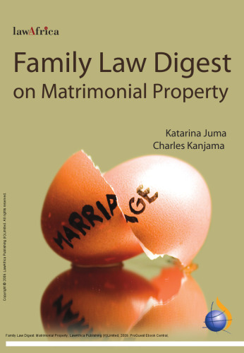 Family Law Digest: Matrimonial Property