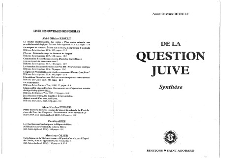 De la question juive