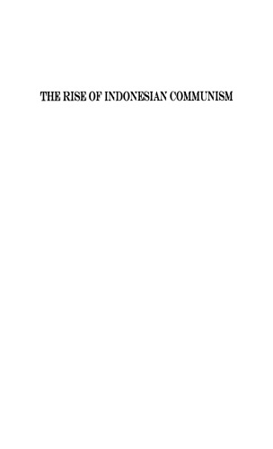 The Rise of Indonesian Communism