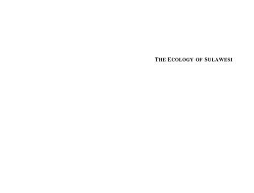 The ecology of Sulawesi