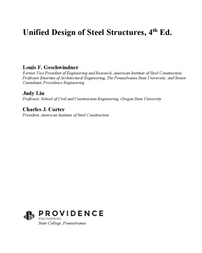 Unified Design of Steel Structures