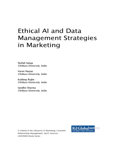Ethical AI and Data Management Strategies in Marketing