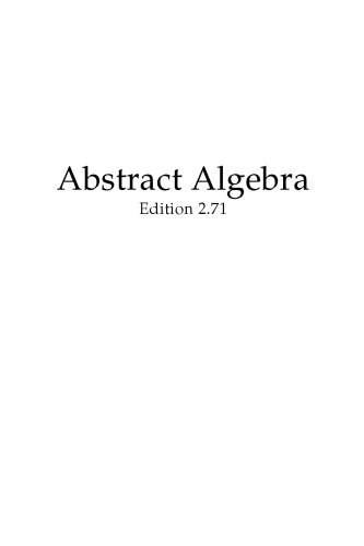 Abstract Algebra