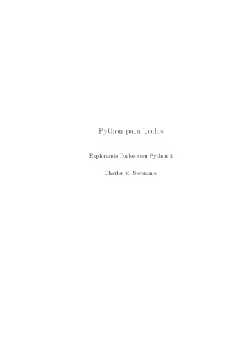 Python Para Todos: Explorando Dados com Python