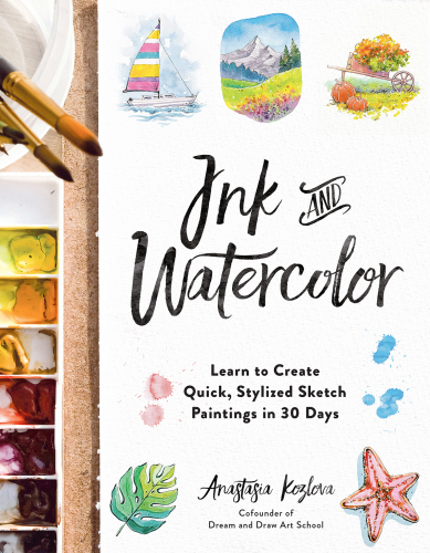 Ink and Watercolor