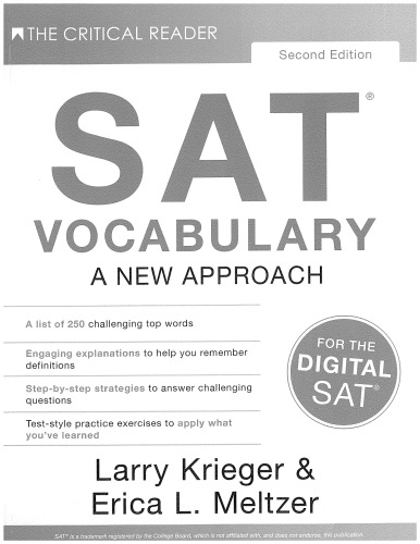 SAT Vocabulary a New Approach for the Digital SAT
