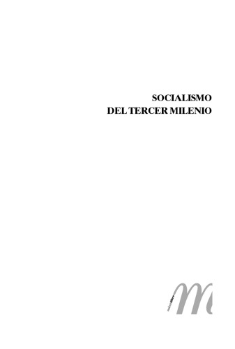 Socialismo del tercer milenio