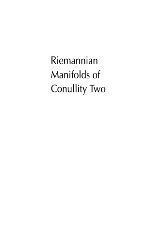 Riemannian Manifolds of Conullity Two