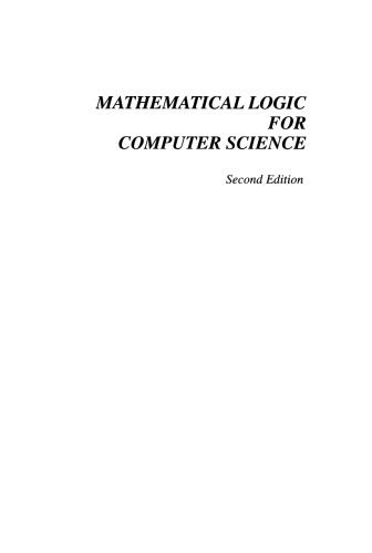 Mathematical Logic For Computer Science
