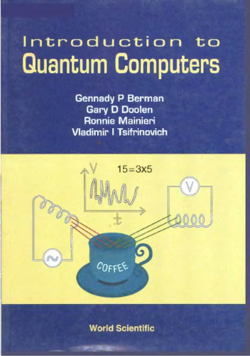 Introduction to quantum computers