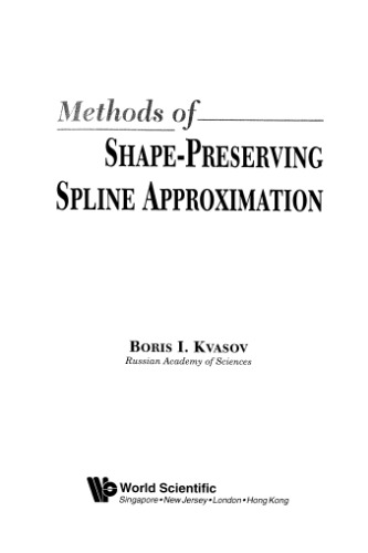 Methods of Shape-Preserving Spline Approximation