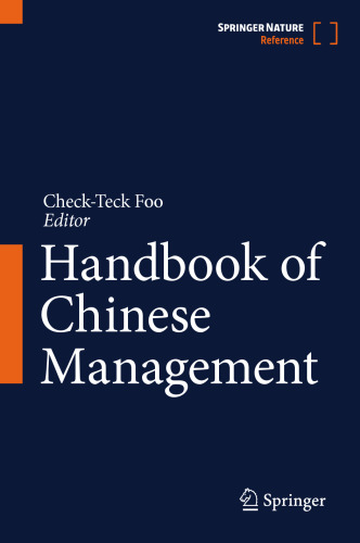 Handbook of Chinese Management