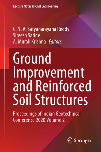 Ground Improvement and Reinforced Soil Structures: Proceedings of Indian Geotechnical Conference 2020