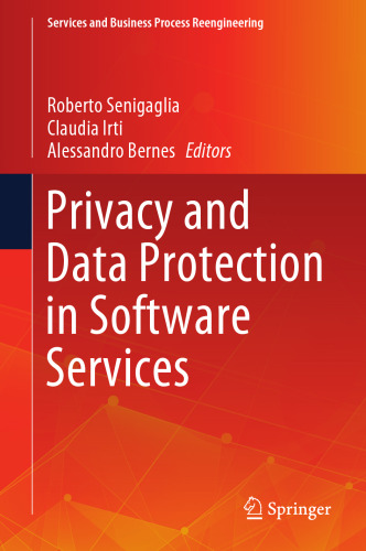 Privacy and Data Protection in Software Services (Services and Business Process Reengineering)