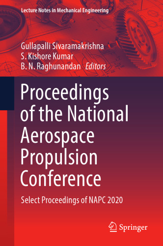 Proceedings of the National Aerospace Propulsion Conference: Select Proceedings of NAPC 2020 (Lecture Notes in Mechanical Engineering)
