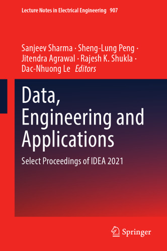 Data, Engineering and Applications: Select Proceedings of IDEA 2021