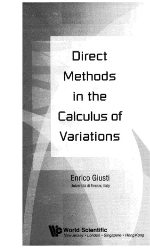 Direct methods in the calculus of variations