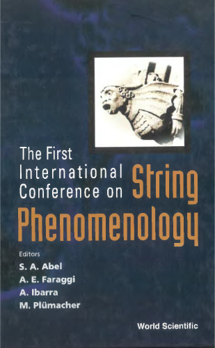String phenomenology (proceedings 1st intl. conf.)