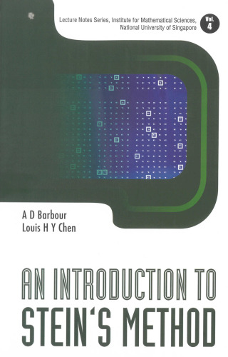 An Introduction to Stein's Method