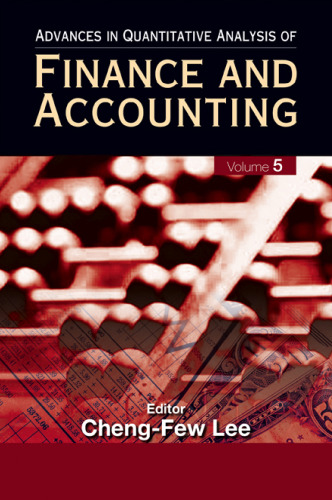 Advances in Quantitative Analysis of Finance and Accounting Vol. 5