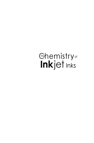 The Chemistry of Inkjet Inks