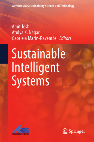 Sustainable Intelligent Systems (Advances in Sustainability Science and Technology)
