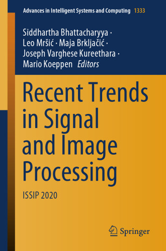 Recent Trends in Signal and Image Processing: ISSIP 2020 (Advances in Intelligent Systems and Computing)