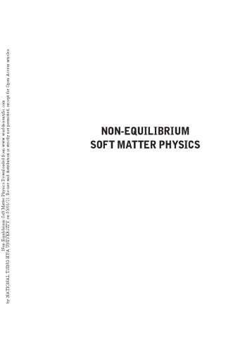 Non-Equilibrium Soft Matter Physics