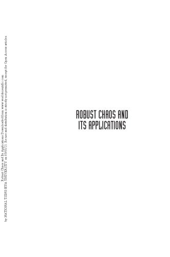 Robust Chaos and Its Applications