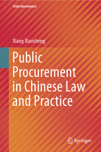 Public Procurement in Chinese Law and Practice