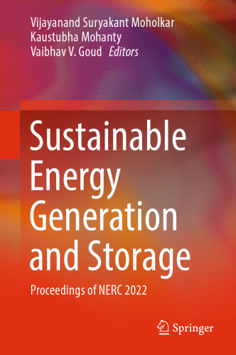 Sustainable Energy Generation and Storage: Proceedings of NERC 2022