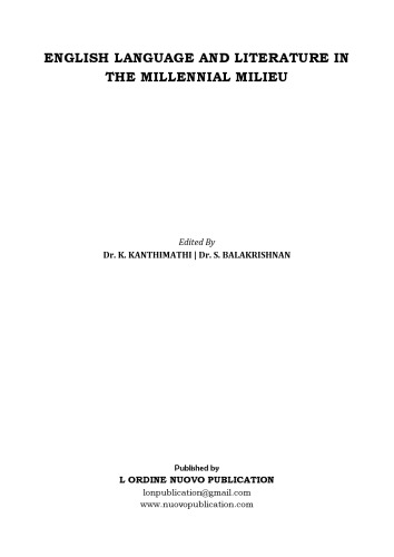 English Language and Literature in the Millennial Milieu