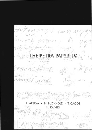 The Petra Papyri IV