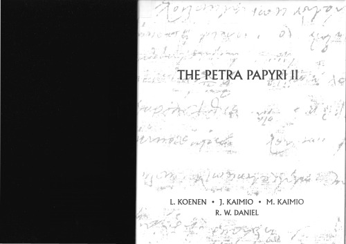 The Petra Papyri