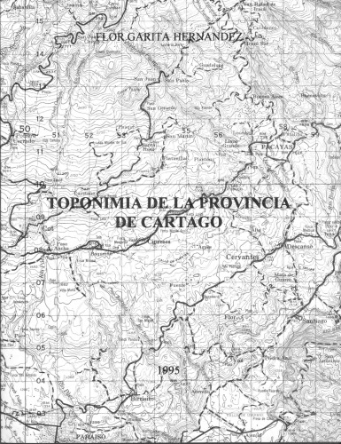 Toponimia de la provincia de Cartago