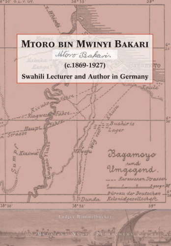 Mtoro bin Mwinyi Bakari. Swahili lecturer and author in Germany