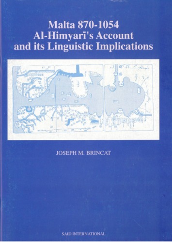 Malta 870-1054: Al-Himyari's account and its linguistic implications