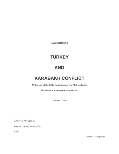 Turkey and the Karabakh Conflict