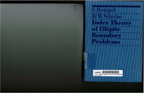 Index theory of elliptic boundary problems