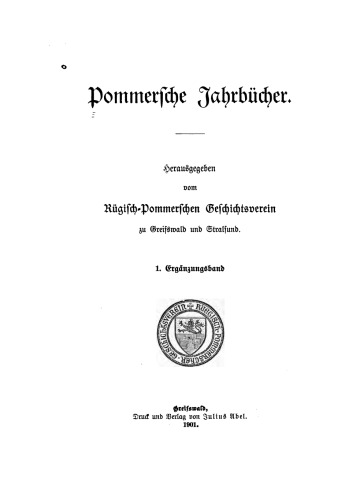 Der Einfall des kaiserlichen General-Wachtmeisters Joachim Ernst von Krockow in Hinterpommern vom Jahre 1643