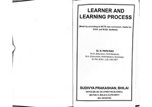 Learner and Learning Process