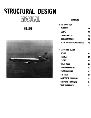 Structural Design Manual [aircraft] Vol 1 - McDonnell-Douglas