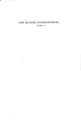 The Second International 1889-1914