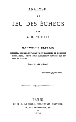 Analyse du jeu des échecs