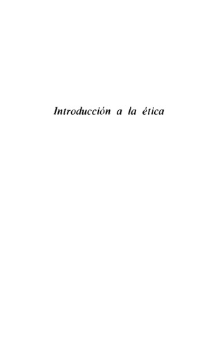 Introducción a la ética